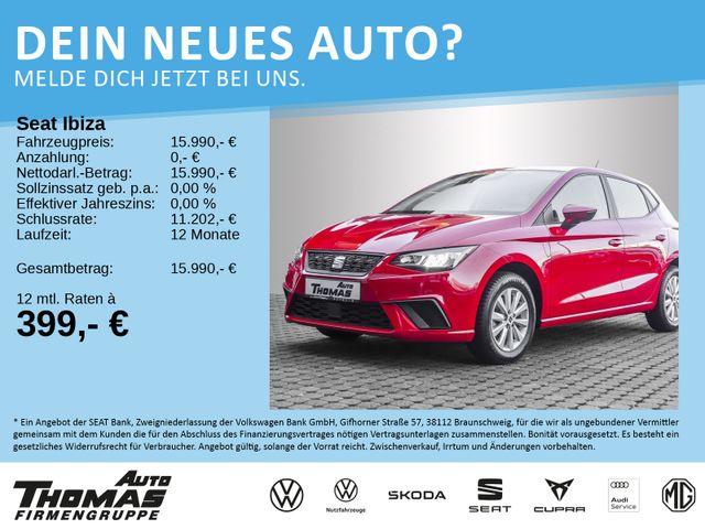 SEAT Ibiza  Style Edition 1.0 TSI LED+PDC+FULL LINK