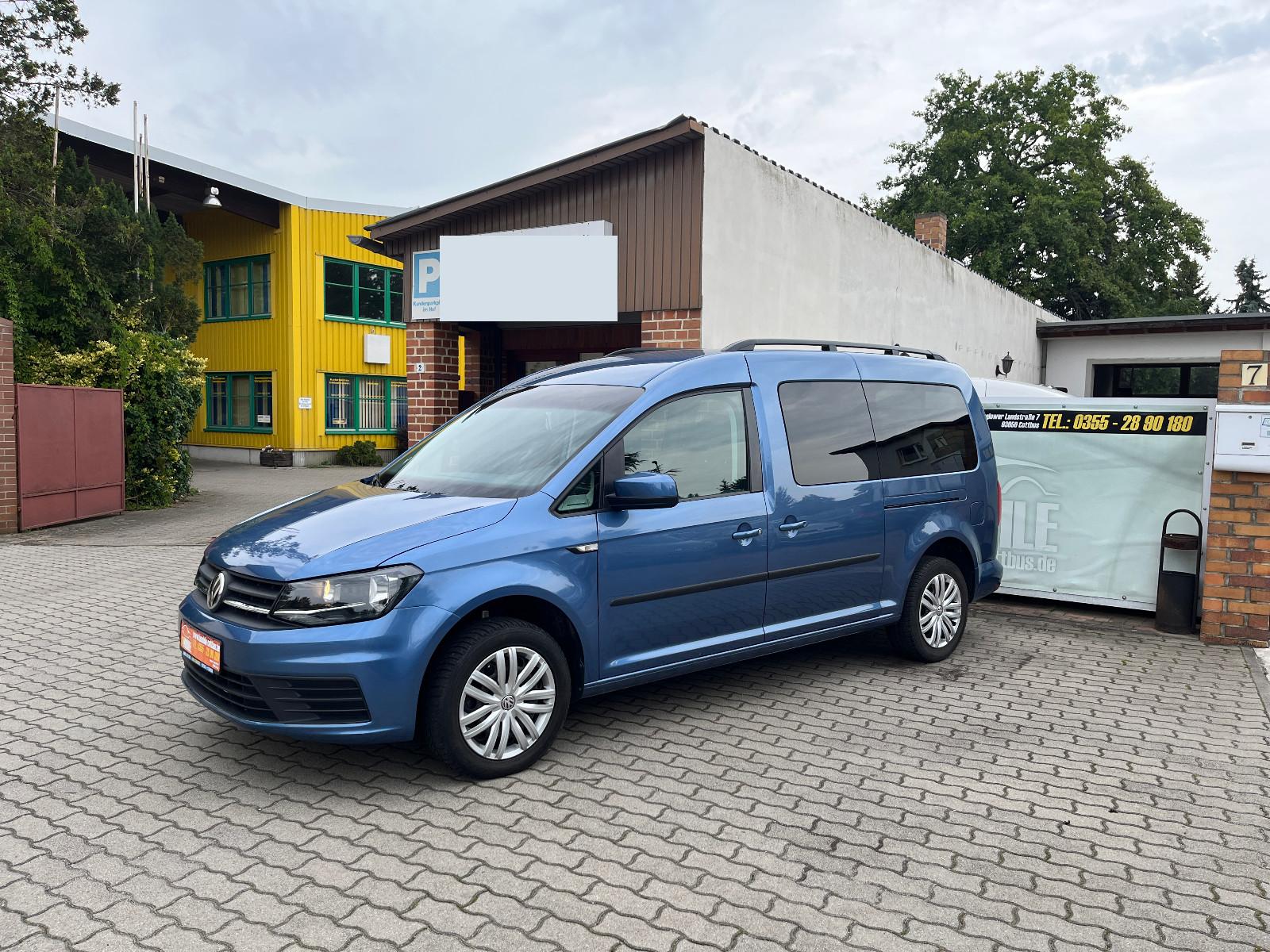 Volkswagen Caddy Maxi - Sitzh.-2x Schiebetür -AHK - 7 Sitze