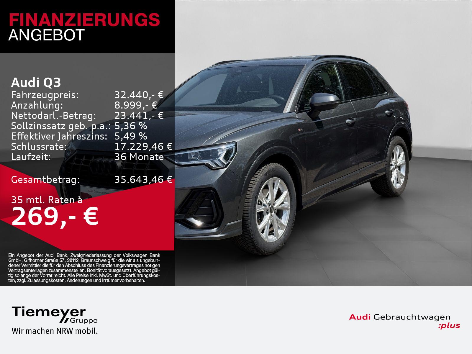 Audi Q3 35 TDI 2x S LINE OPS+ LED KAMERA PRIVACY