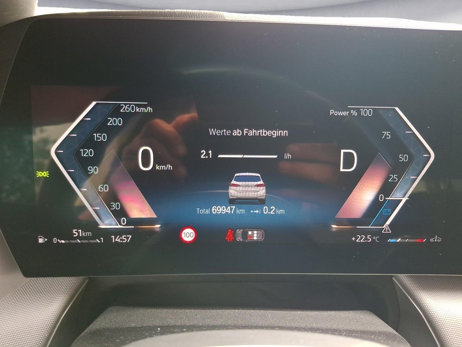 BMW Active 218i Active Tourer Aut. Navi RFK Sitzheizung, миниатюра 11