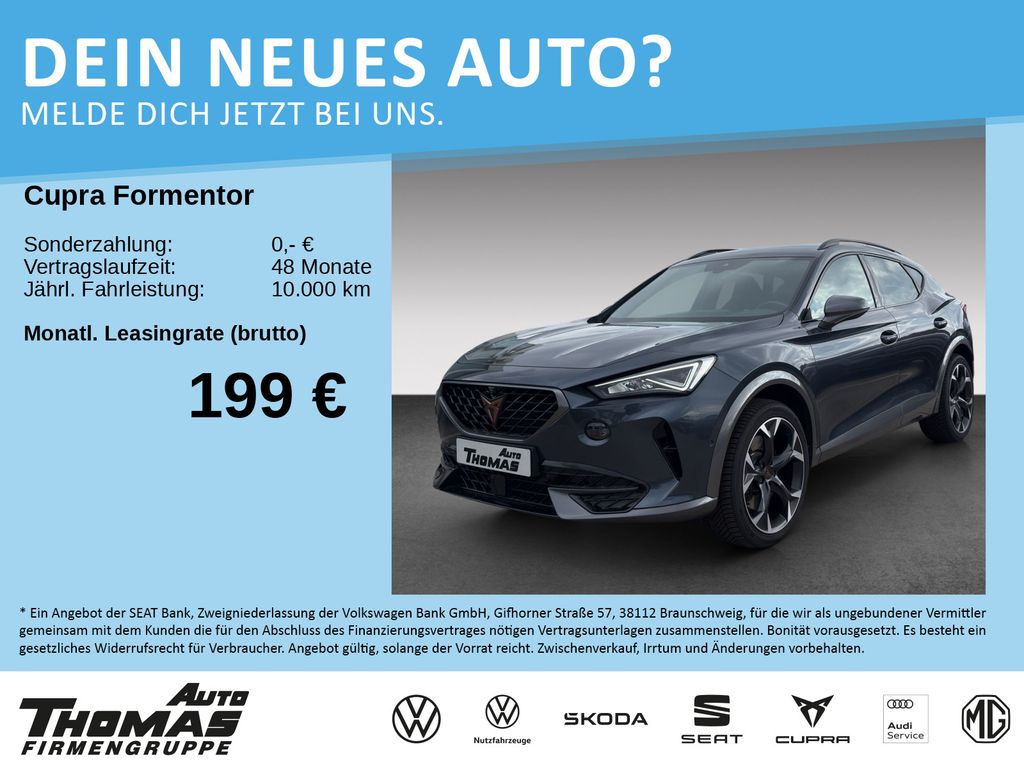 Cupra Formentor VZ 2.0 TSI DSG+4DRIVE+LED+ACC+NAVI+AHK