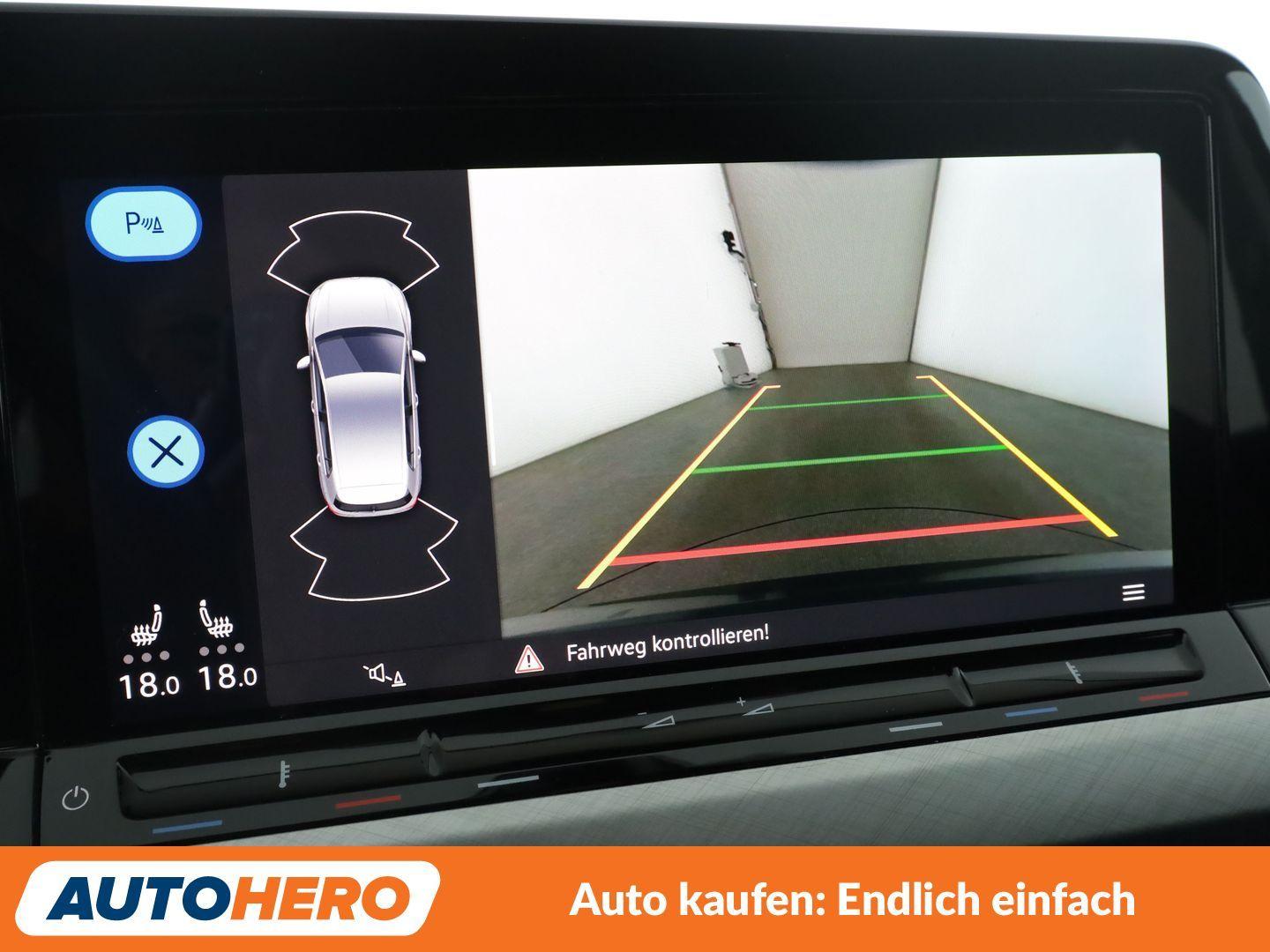 Volkswagen Golf VIII 1.5 eTSI ACT Life Aut.*NAVI*CAM*ACC*, миниатюра 21