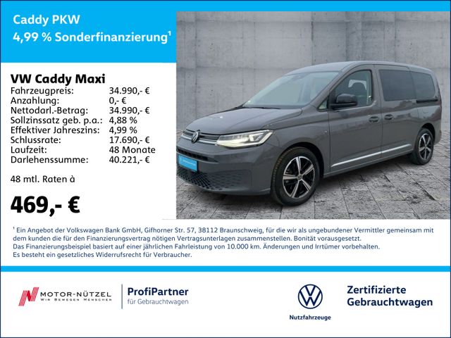 Volkswagen Caddy Maxi 1.5 TSI STYLE LED+NAV+ACC+APP+RFK+AHK