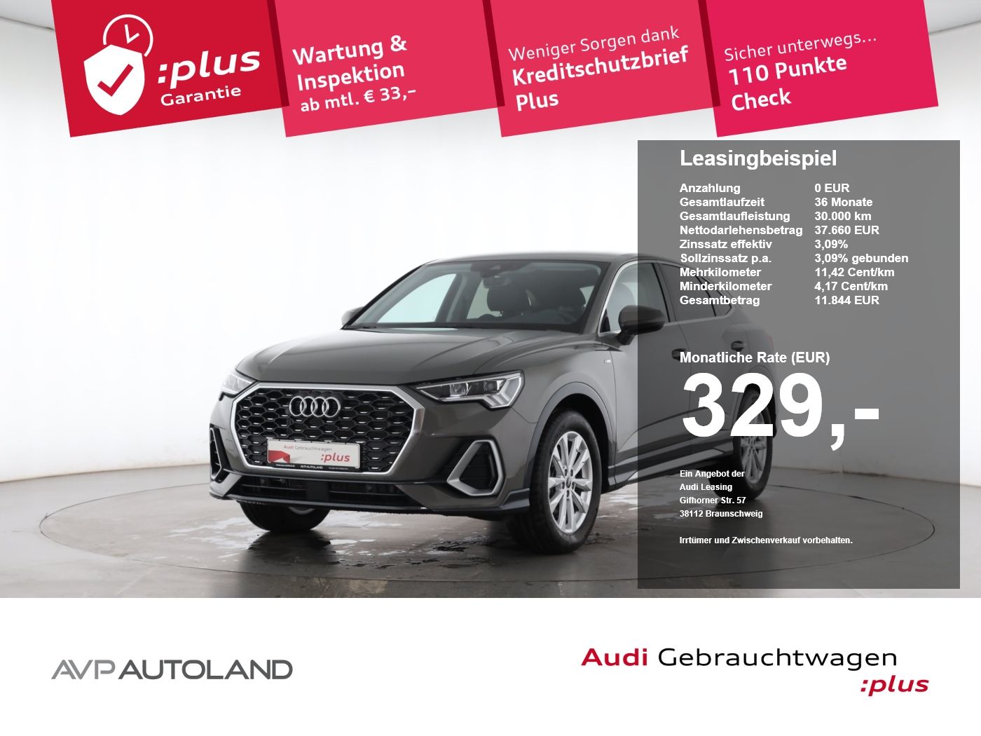Audi Q3 Sportback TFSI S tronic S line | AHK | LED |