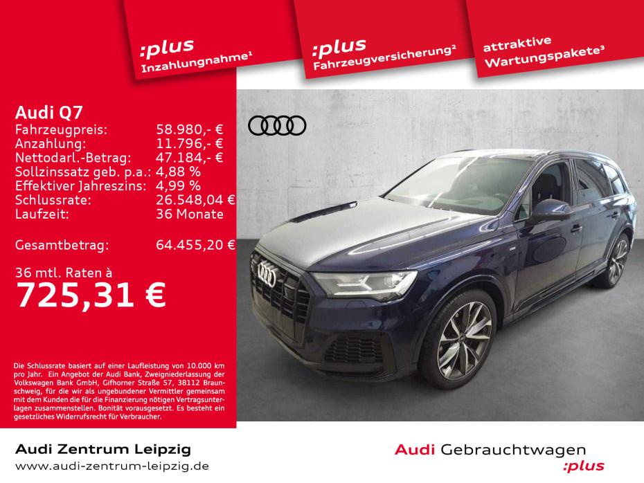 Audi Q7 55 TFSIe qu. *S-line*Pano*HuD*AHK*Air*