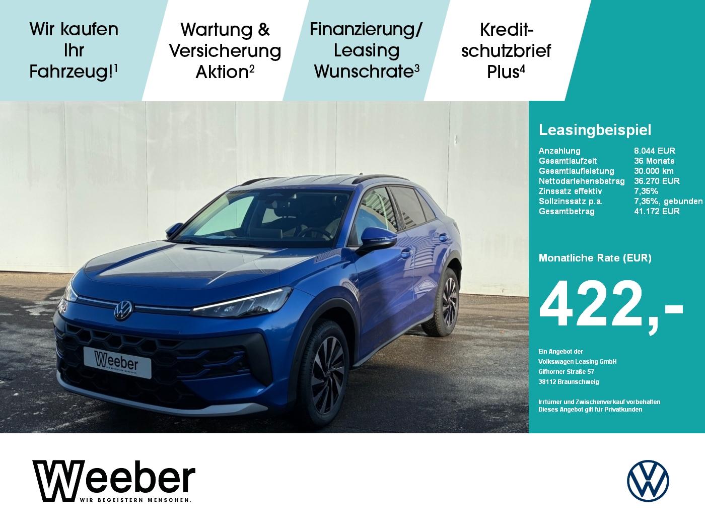 Volkswagen T-Roc 1.5 l eTSI DSG Life Navi LED Kamera LM