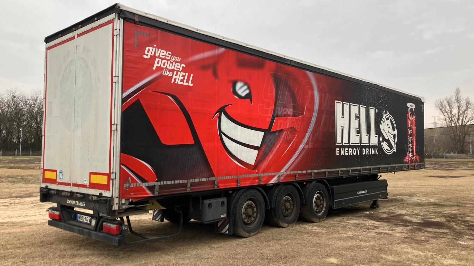 Schwarzmüller Schiebeplanen, Palettenkasten, Code XL