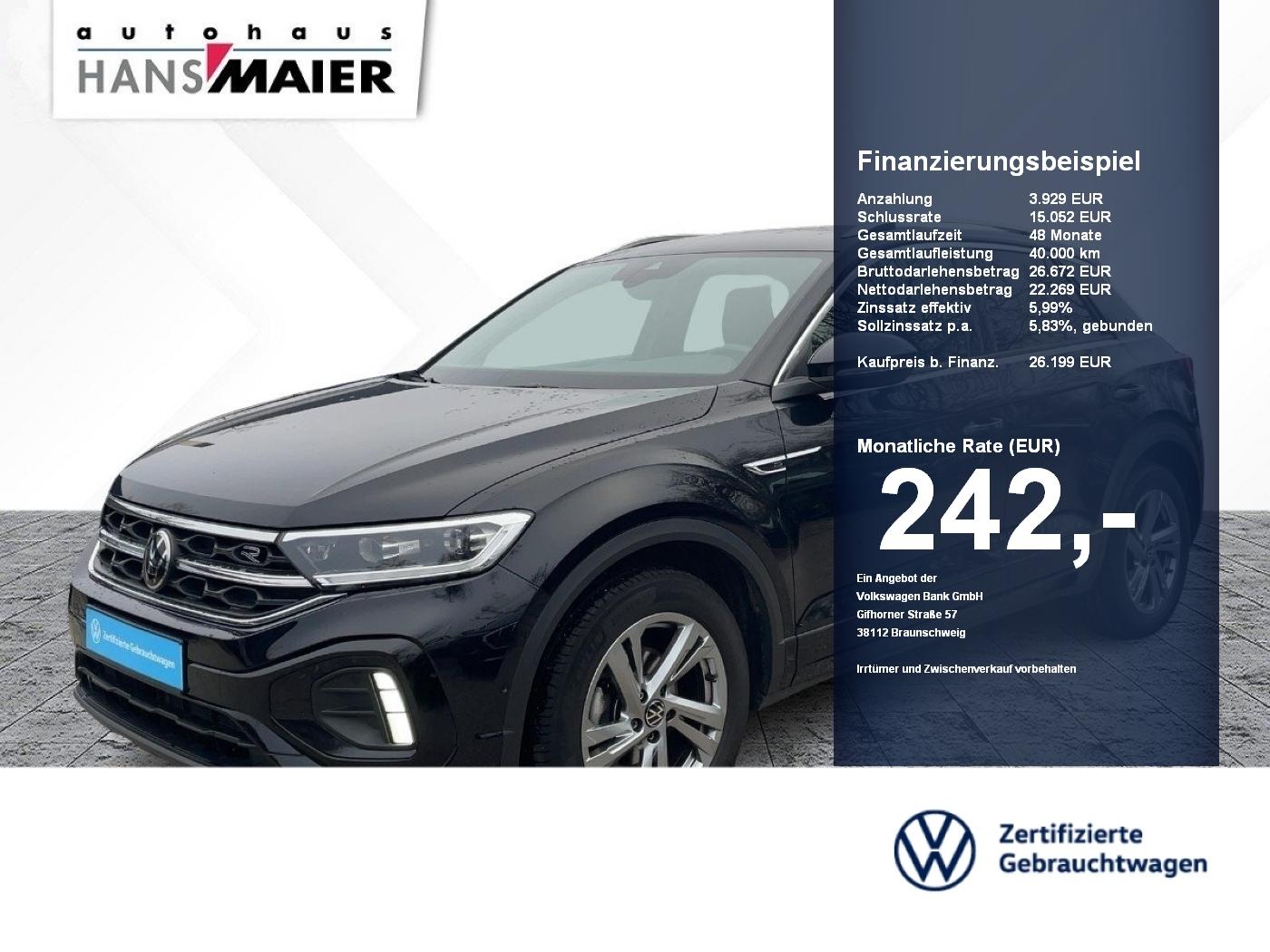 Volkswagen T-Roc R-Line DSG Navi Leder AHK LED ACC 8fach