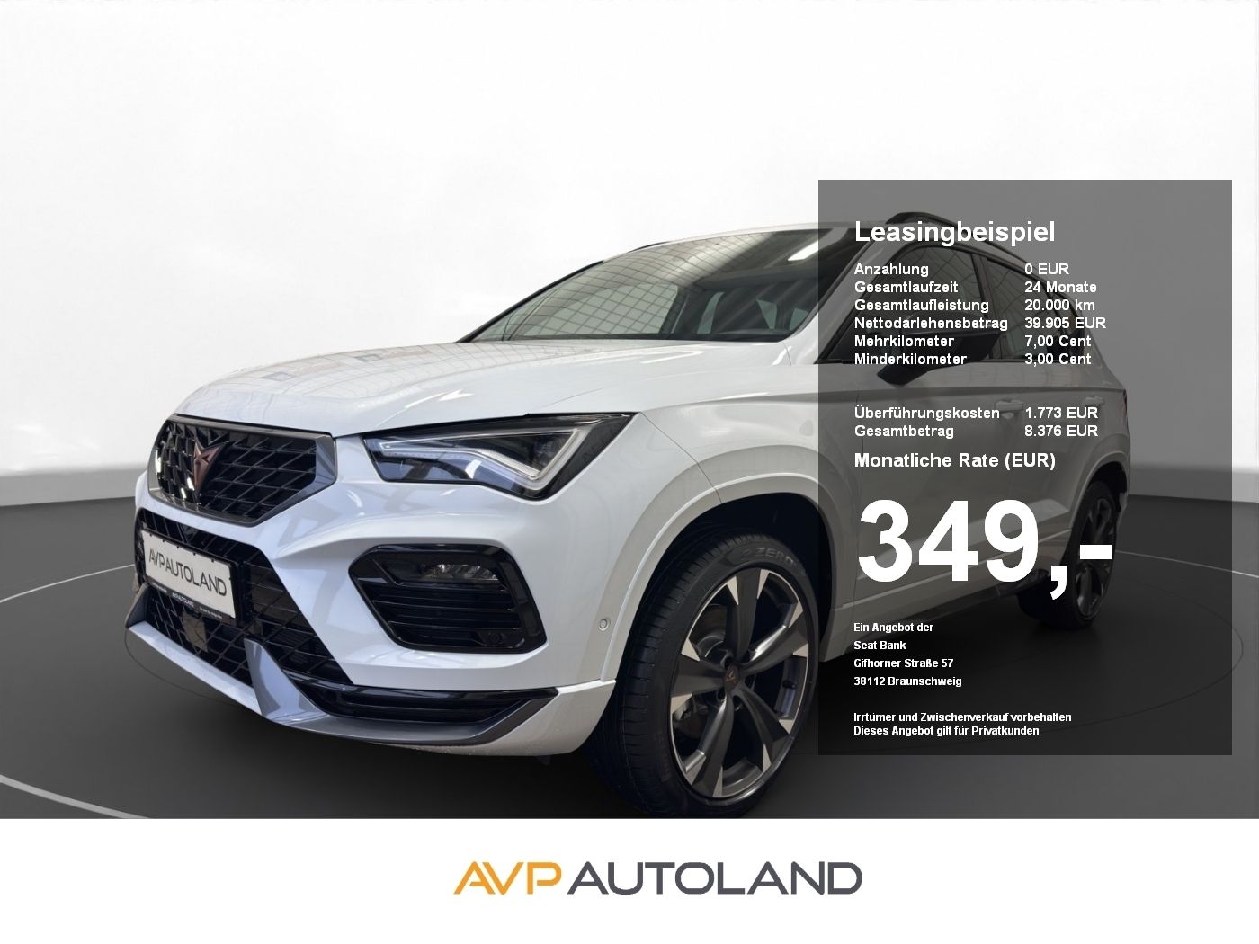 Cupra Ateca 2.0 TSI DSG 4Drive | AHK | Business Paket