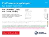 Volkswagen Golf EDITION 50 1,5 eTSI DSG Panorama Head-Up - Volkswagen Gebrauchtwagen in Kiel
