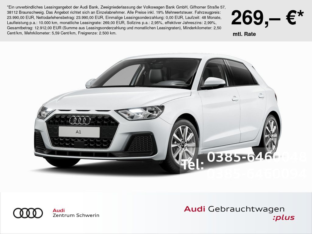 Audi A1 Sportback 25 TFSI advanced S-tronic