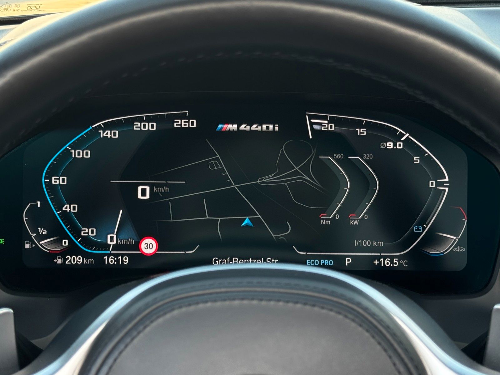 Fahrzeugabbildung BMW M440i Cabrio 360° H&K HD Laser Adap. Shad. Carb.