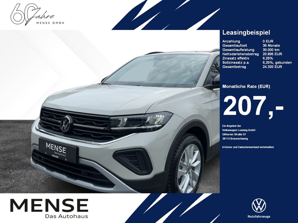 T-Cross 1.0 TSI GOAL Navi Kamera Ganzjahresreife