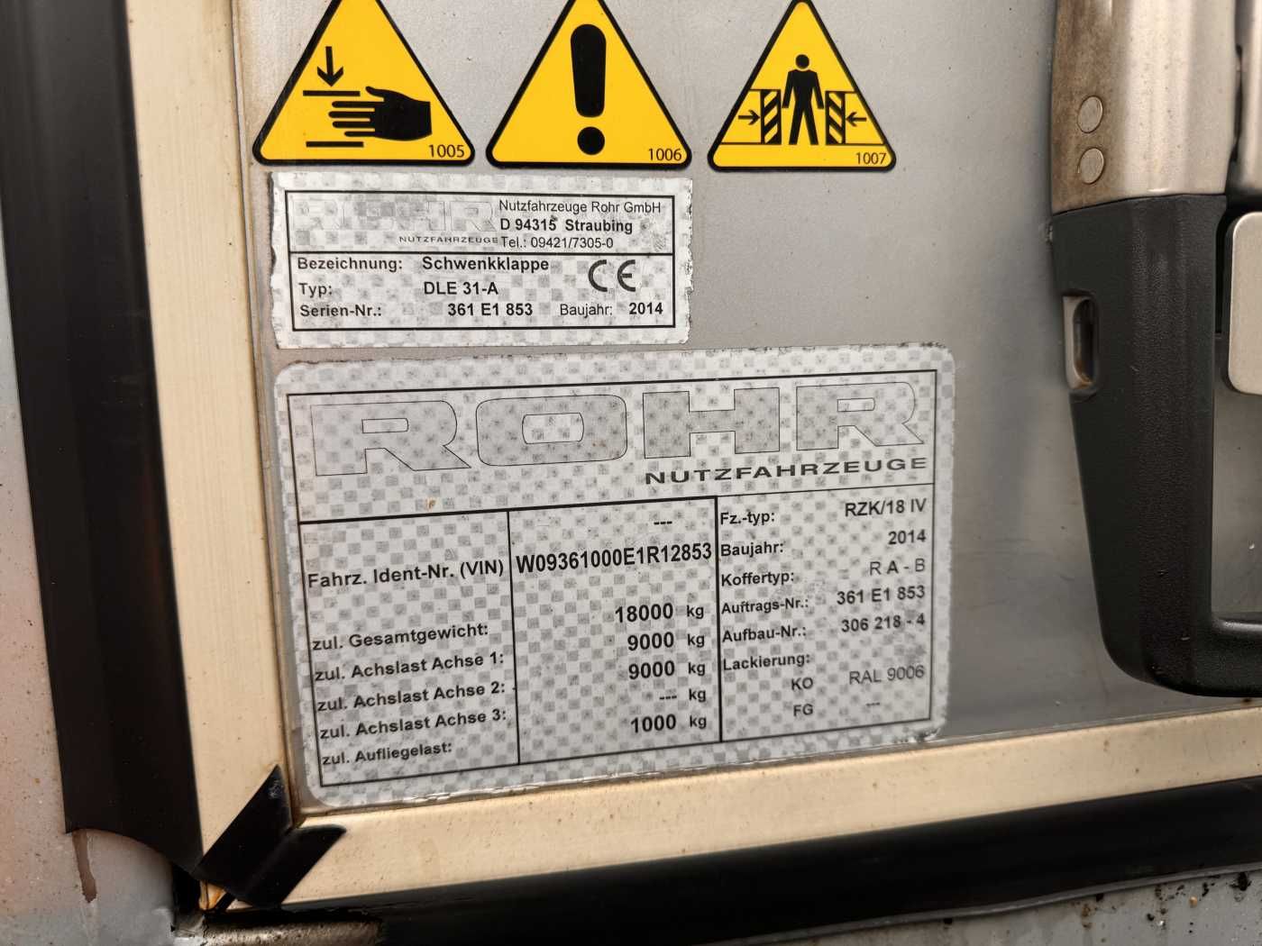 Fahrzeugabbildung Andere Rohr RZK/18 IV Kühlkoffer Carrier Bär LBW