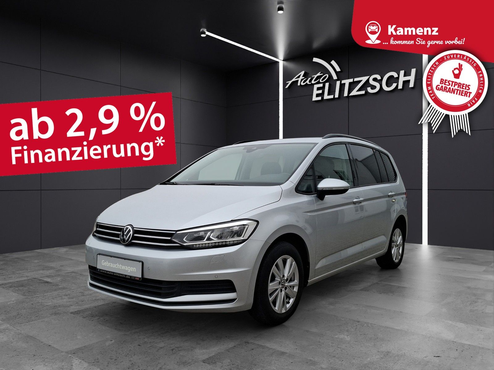 Fahrzeugabbildung Volkswagen Touran TSI Comfortline LED AHK Navi ACC RFK SH