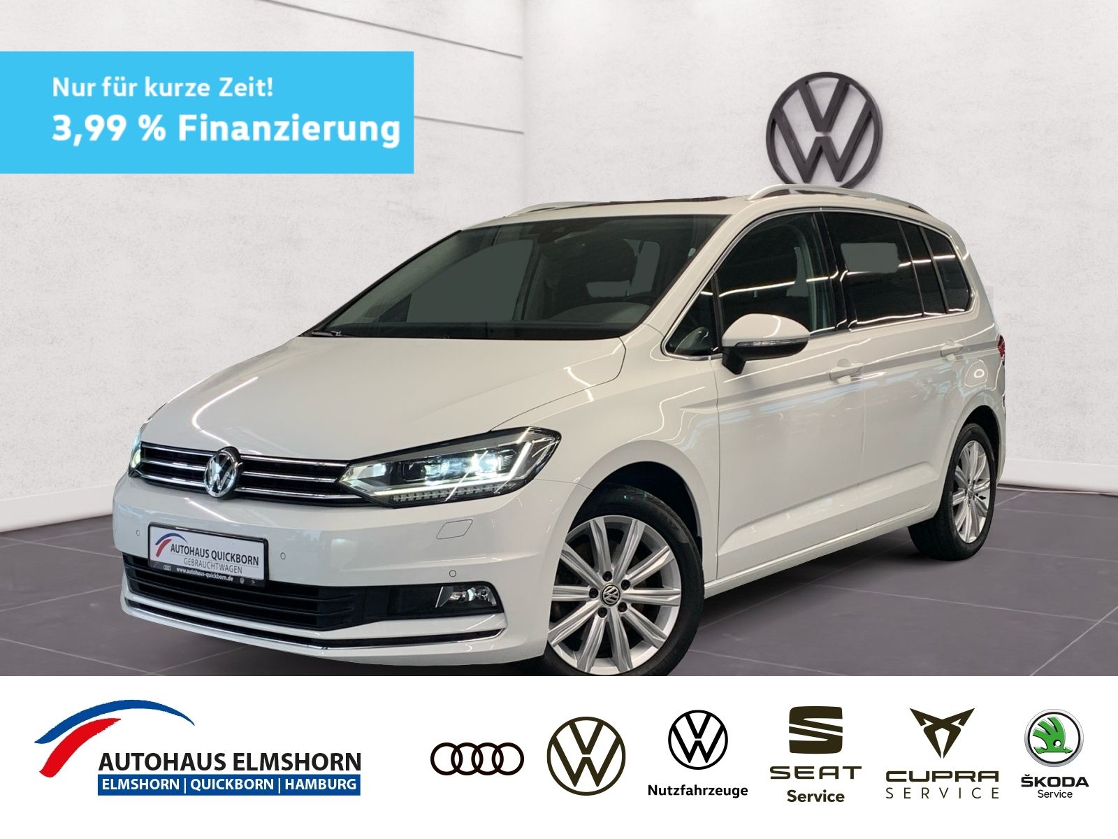 Volkswagen Touran Highline 1.5 TSI DSG 7-SITZER LED PANO