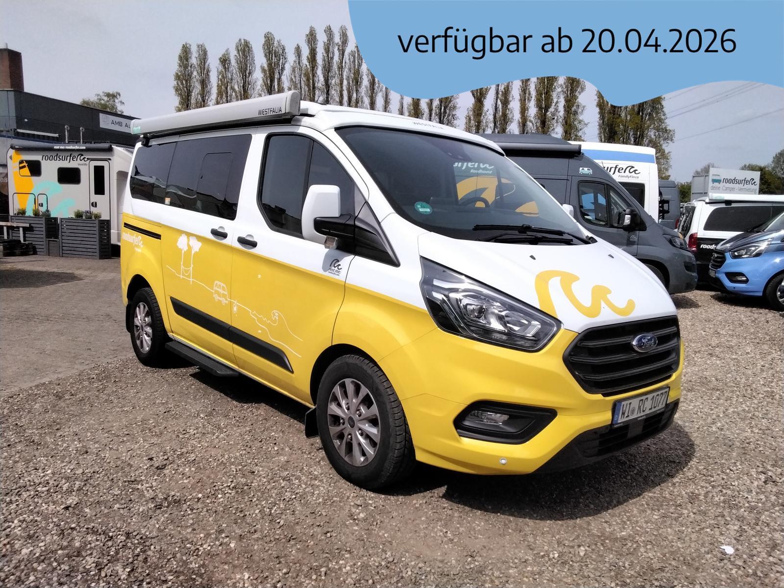 Ford Transit Custom Nugget Markise, Aufst.D, Heckküch