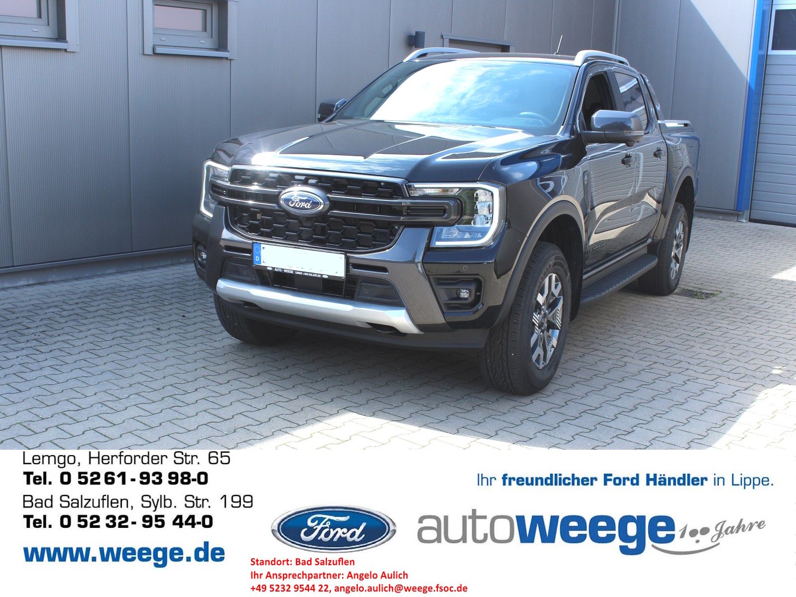 Fahrzeugabbildung Ford Ranger Wildtrak PHEV e-4WD Doppelkabine