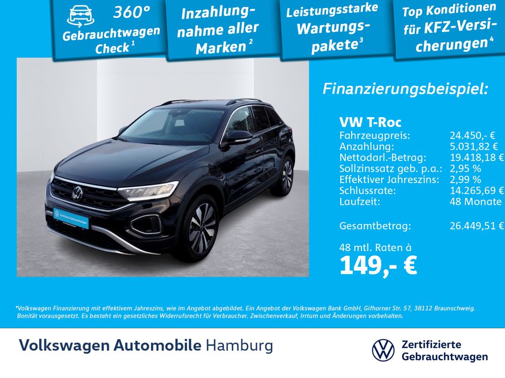 T-Roc Goal 1.0 TSI Sitzheizung Einparkhilfe