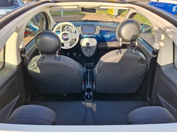 Fiat 500 Cabrio- 7" DAB Radio-Verdeck Elfenbein
