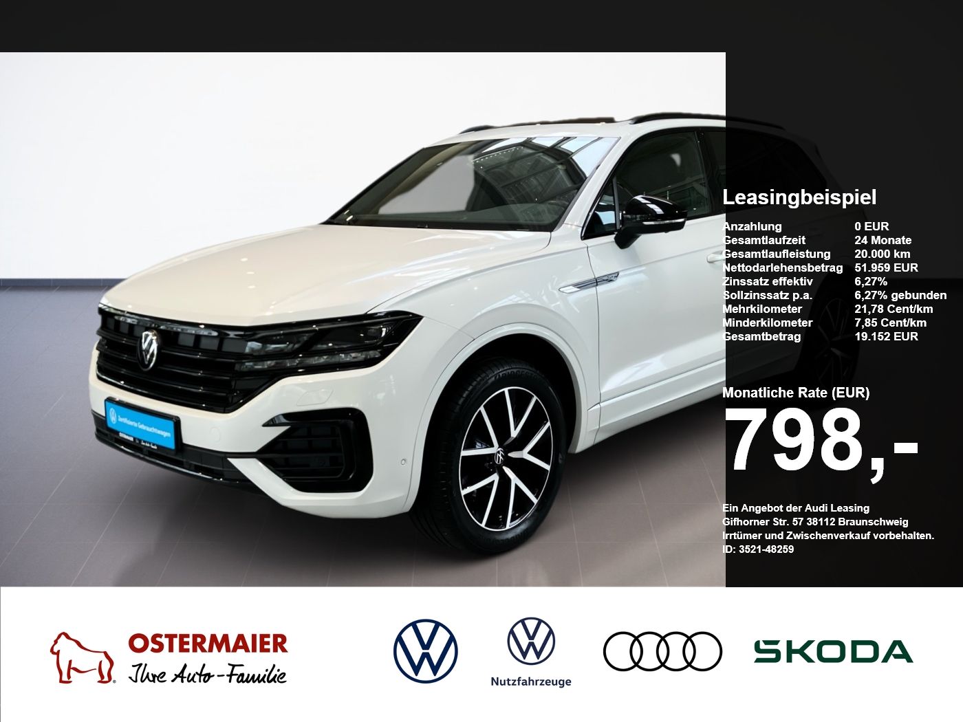 Volkswagen Touareg R-LINE 3.0TDI V6 286PS 4MOTION AHK.IQ.LI