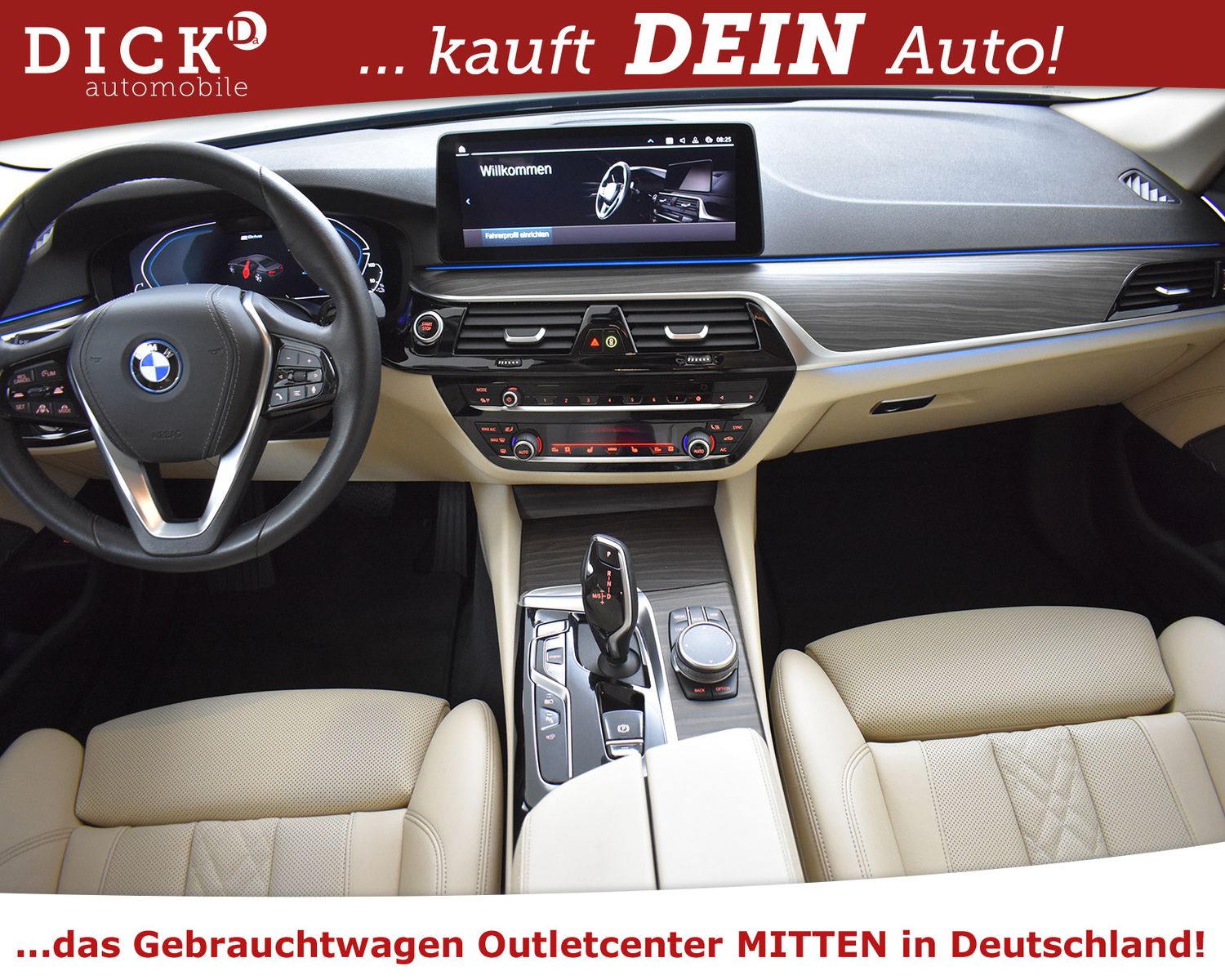 BMW 530e Aut Sport Line LEDER+MEMO+PROF+360+H&K+AHK+ - Image 8