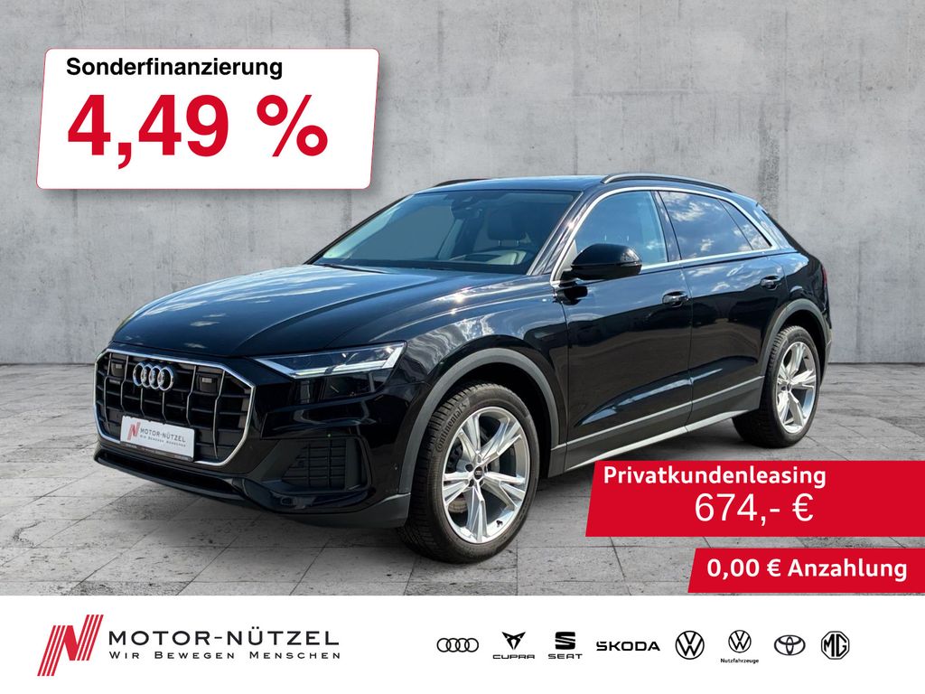 Audi Q8 50 TDI QU LED+NAVI+HuD+AIR+RFK+ACC+AHK+PANO