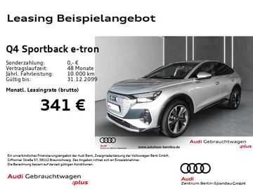 Audi Leasingangebot: Audi Q4 Sportback e-tron 40 Adv. *MATRIX*Assist+*SHZ*
