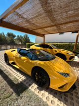 Lamborghini Huracán EVO RWD Spyder gelb + Akrapovic + Klappe - Lamborghini Huracán aus 2023