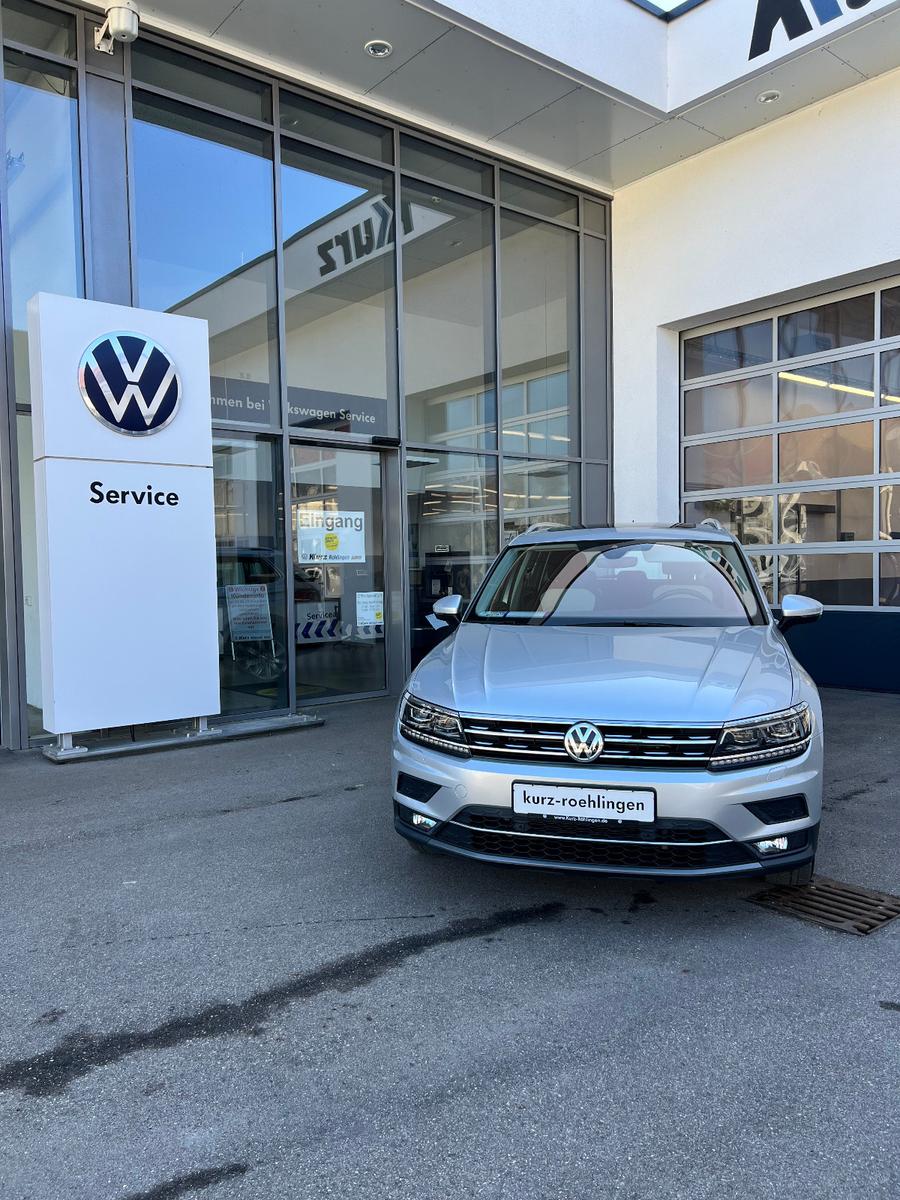 Volkswagen Tiguan Highline. Allrad. TipTop. Wenig KM. SSD