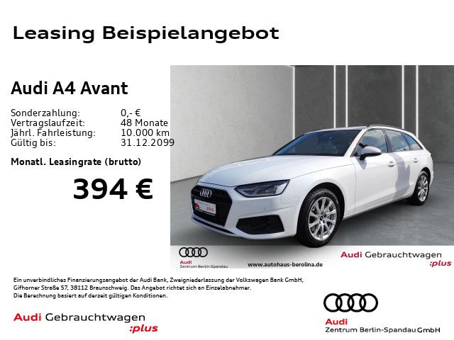 Vorschaubild: AUDI A4 Avant 40 TFSI S tronic *NAV+*PDC+*GRA*SHZ* (Fahrzeug-Nr. A05813)