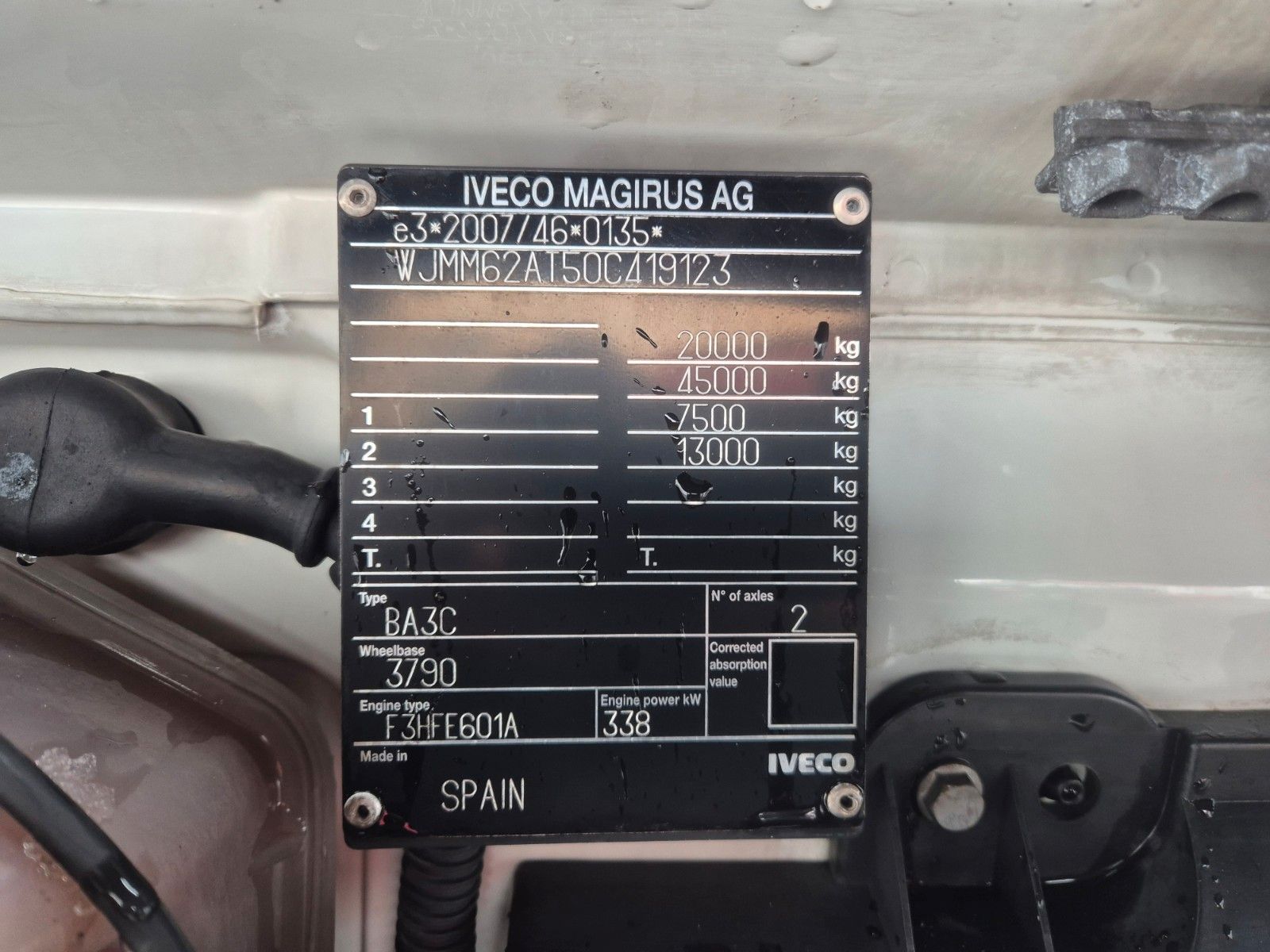 Fahrzeugabbildung Iveco Stralis AS440S46T/P NG LNG Standklima Intarder