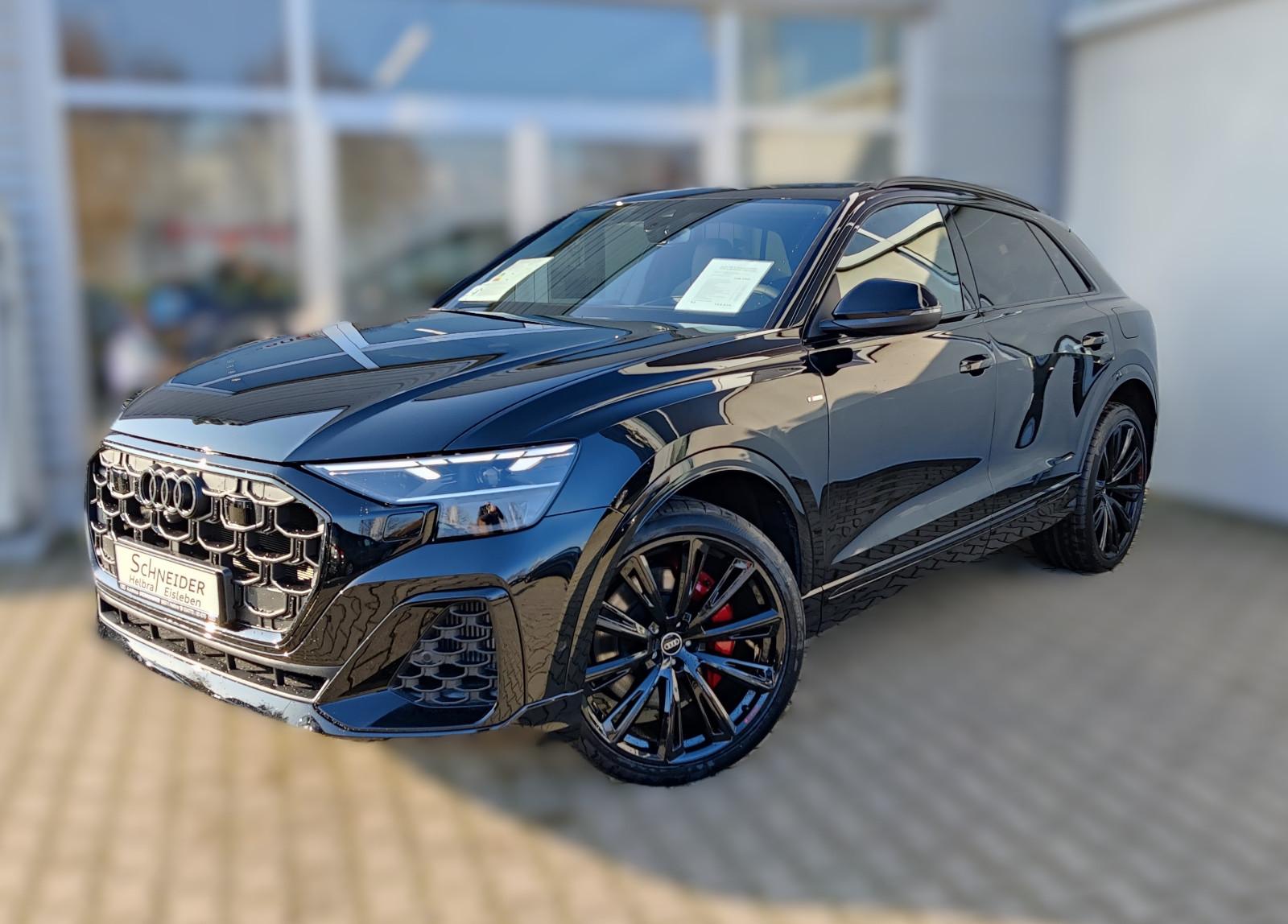 Audi Q8 TFSI e S line business PANO/HUD/AHK/23″  0,5%