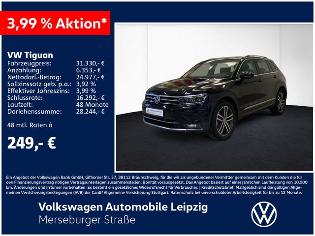 Volkswagen Tiguan 2.0 TSI Highline 4M *AHK*HuD*Navi*19"