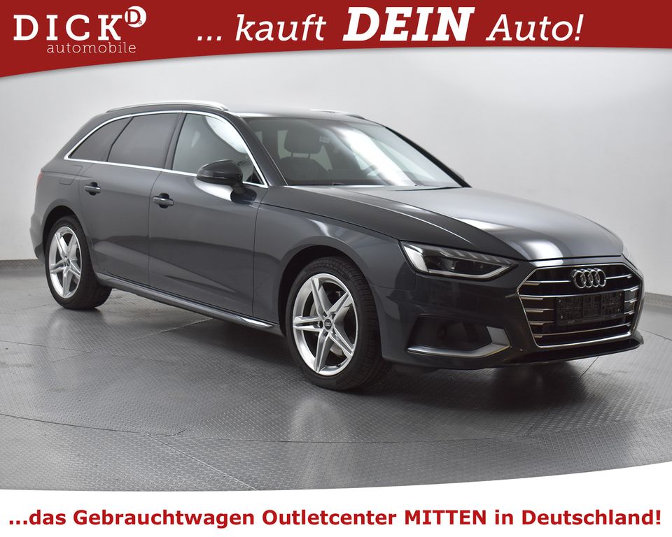 Audi A4 Av 40d S-Tr Advan S LINE 18"+KAM+LED+MASS+KEY