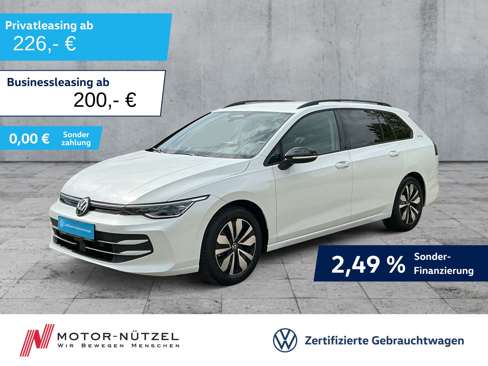 Volkswagen Golf VIII Variant 2.0TDI DSG GOAL MATRIX+AHK+360
