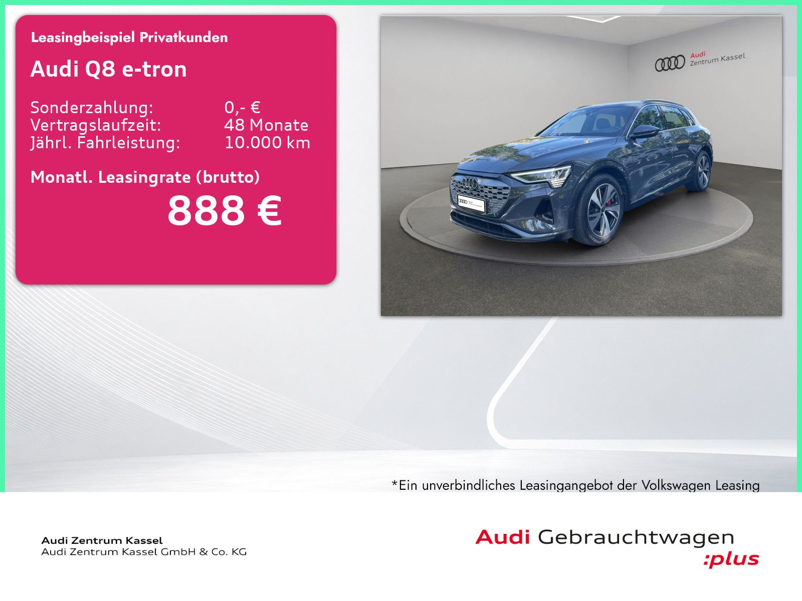 Audi Q8 e-tron quattro Matrix HuD Kamera Alcantara