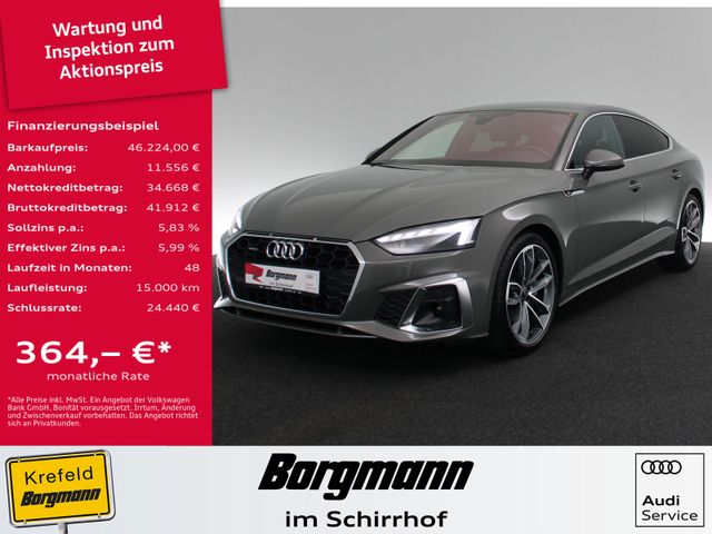 Audi A5 Sportback 40 TDI quattro S line AHK B&O HUD