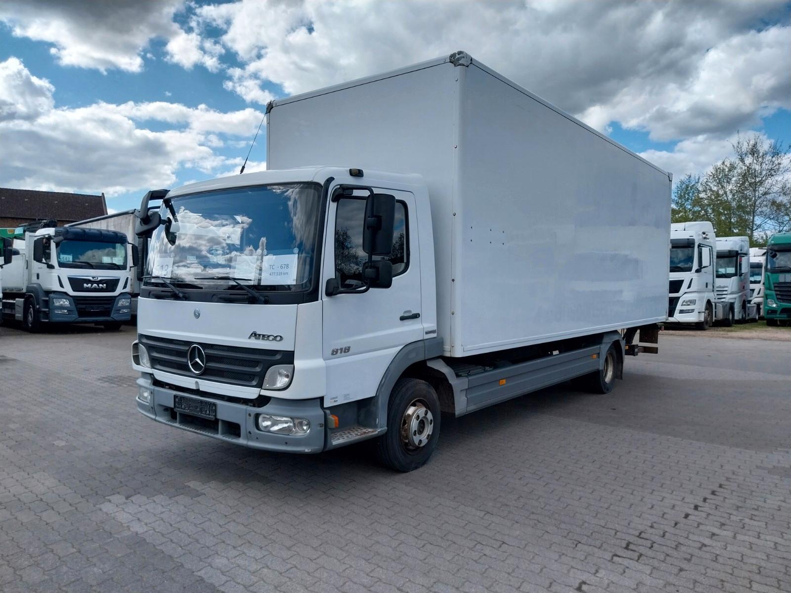 Mercedes-Benz Atego 818, geschl. Kasten, Sommer-Aufbau