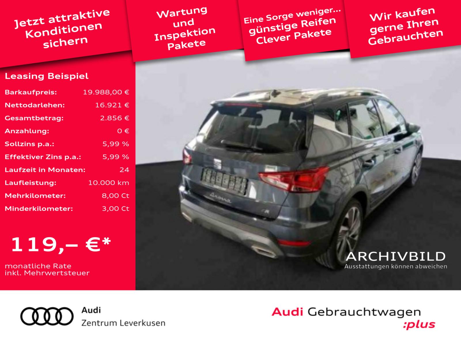 Seat Arona FR VIRT CARPLAY ACC KEYLESS KAM NAVI SHZ