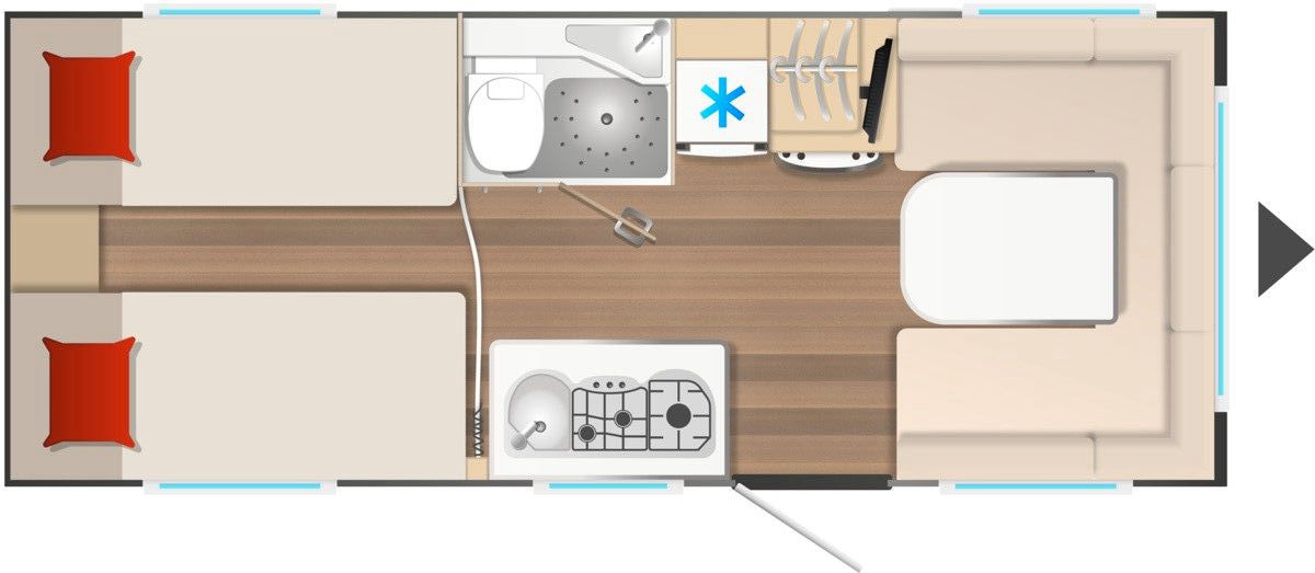 Fahrzeugabbildung Bürstner Averso B66 535 TL *2.000kg*Rollrost*App*Alu*Komp