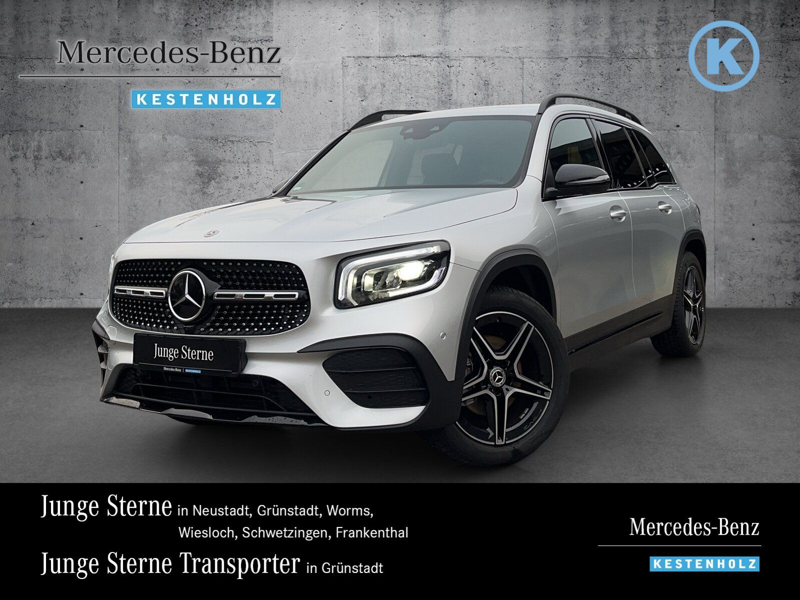 MERCEDES-BENZ GLB 200 AMG+NIGHT+DISTRONIC+360°+SHZ+AHK-VORRÜST