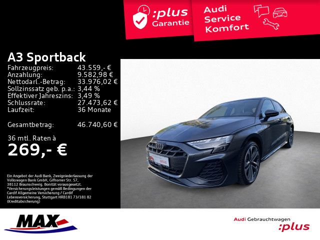 A3 Sportback 40 TFSI e S-LINE LED+PANO+KAMERA+HU