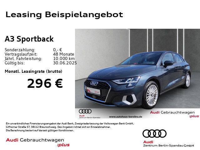 Audi A3 Sportback 35 TFSI Adv. *GRA*Smartph.-int.*