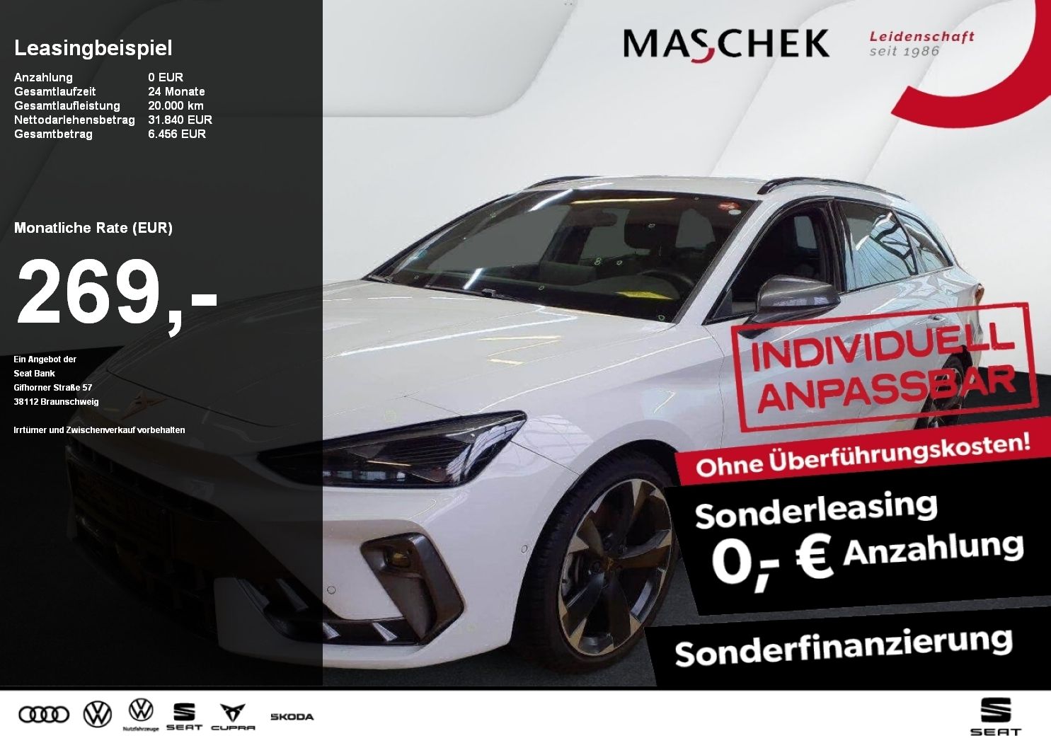 Cupra Leon ST 2.0 TDI AHK Navi RearView Sitzh. ACC Key