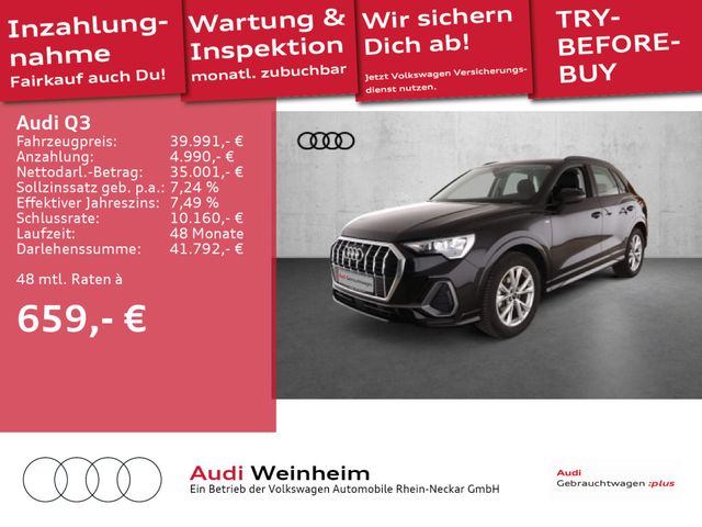 Audi Q3 35 TFSI S line S-tronic AHK Navi PDC uvm