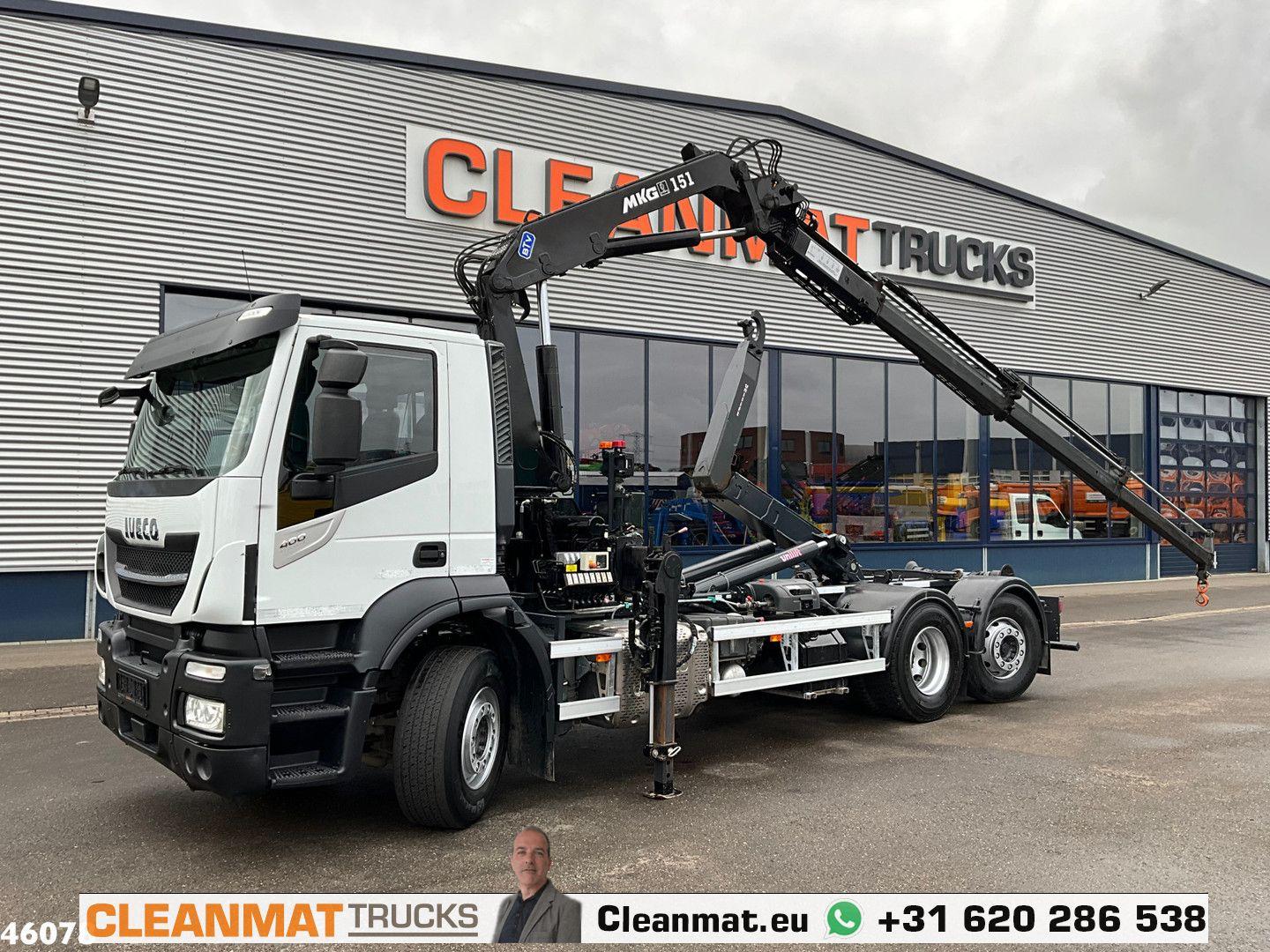 Iveco Stralis AD260SY Euro 6 MKG 15 Tonmeter laadkraan