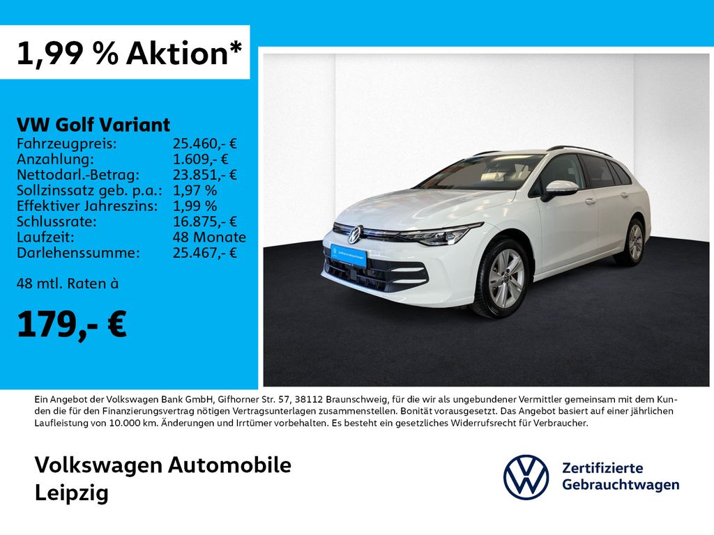 Volkswagen Golf VIII Variant 1.5 TSI Life *RFK*ACC*APP*LED