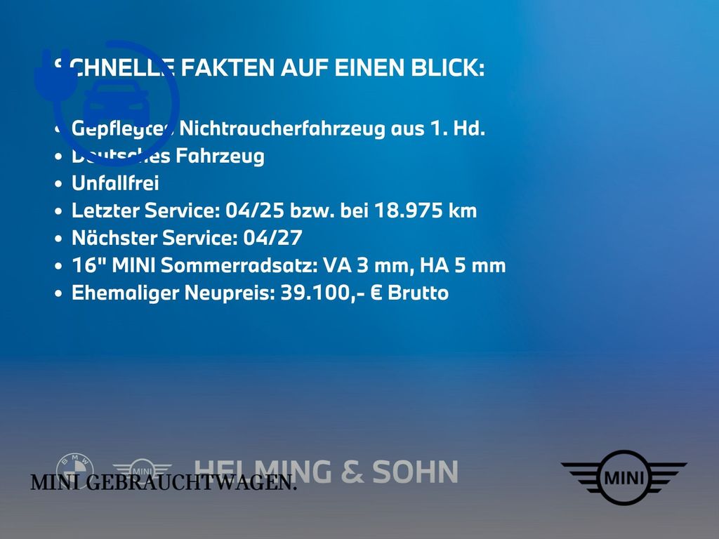 MINI Cooper SE Hatch DAB LED RFK Navi Amiente Shz. uv
