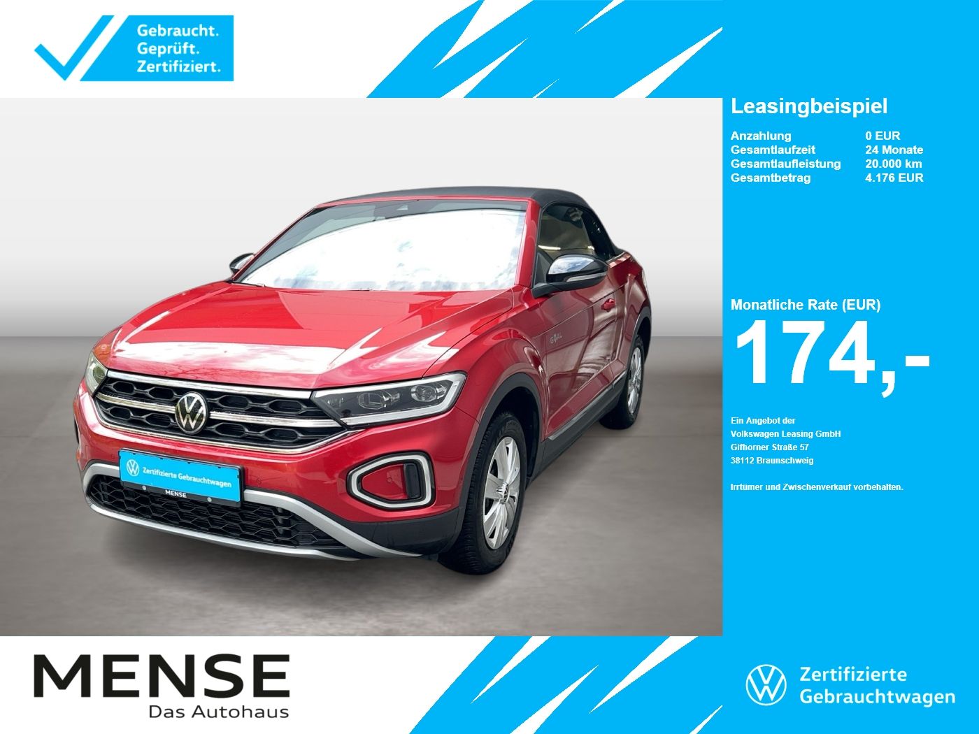Volkswagen T-Roc Cabriolet 1.5 TSI DSG Style Goal CarPlay